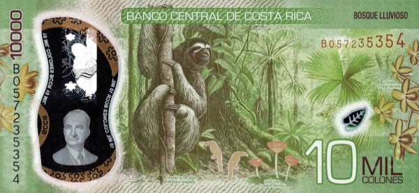 PN283 Costa Rica - 10.000 Pesos Year 2019 (2021)